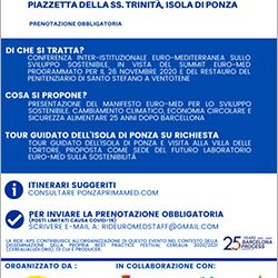 Secondo evento annuale Ponza Prima-Med – 14 settembre 2020